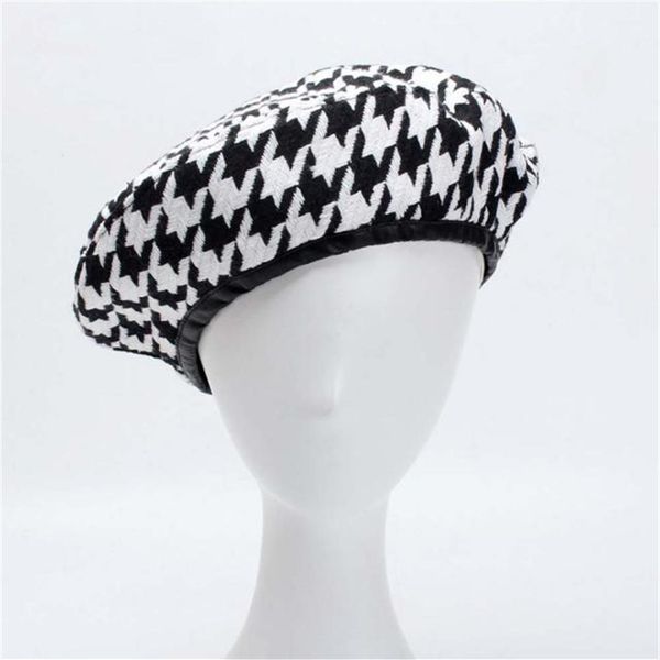 cool yy autumn berets cap winter hats for women french houndstooth beret flat cap plaid elegant british style lady painter bonne204v, Blue;gray
cool yy autumn berets cap winter hats for women french houndstooth beret flat cap plaid elegant british style lady painter bonne204v, Blue;gray
