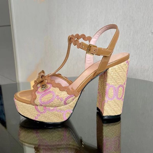 latest women's sandals patent leather color matching thick heels ankle strap water platform luxury designer shoes 35-42, Black
latest women's sandals patent leather color matching thick heels ankle strap water platform luxury designer shoes 35-42, Black