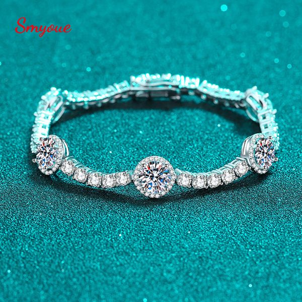 charm bracelets smyoue 8391ct 100% real tennis for women luxury quality sparkling bangles 925 sterling silver jewellery 230303, Golden;silver
charm bracelets smyoue 8391ct 100% real tennis for women luxury quality sparkling bangles 925 sterling silver jewellery 230303, Golden;silver
