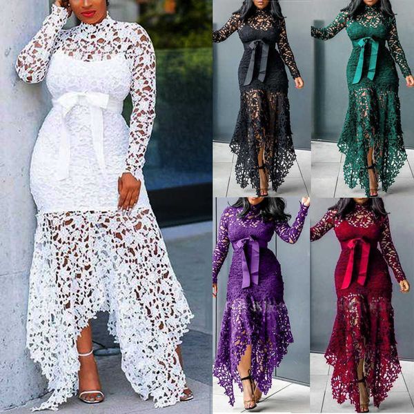casual dresses 2023 new women's lace hollow long sleeve standing neck lace up 5-color irregular dress t230303, Black;gray
casual dresses 2023 new women's lace hollow long sleeve standing neck lace up 5-color irregular dress t230303, Black;gray