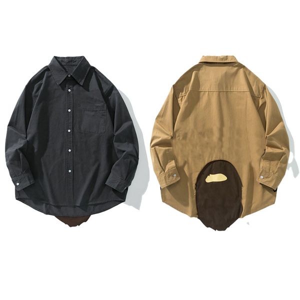 spring and summer new men's shirt women's shirt cotton casual shirt designer solid color couple shirt single breasted men's, White;black
spring and summer new men's shirt women's shirt cotton casual shirt designer solid color couple shirt single breasted men's, White;black