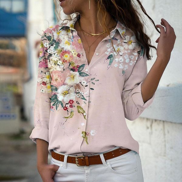 women's blouses shirts fashion spring and autumn women shirt loose long-sleeved casual s 230306, White
women's blouses shirts fashion spring and autumn women shirt loose long-sleeved casual s 230306, White