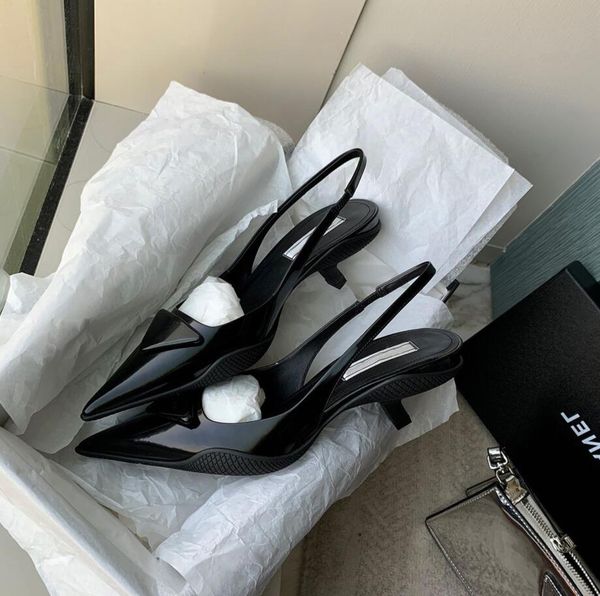 women sandals luxurys brand high heels designer lady dress shoes wedding party stiletto heel brushed leather slingback high-heeled without b, Black
women sandals luxurys brand high heels designer lady dress shoes wedding party stiletto heel brushed leather slingback high-heeled without b, Black