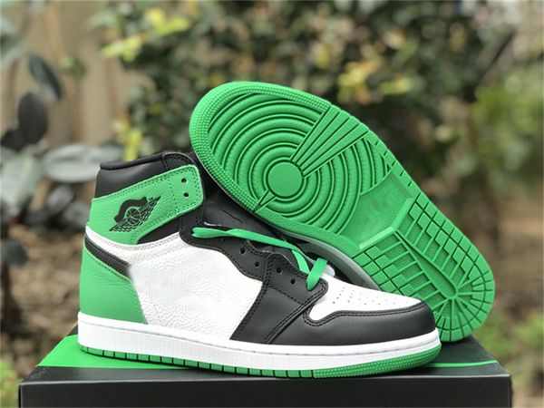 2023 authentic 1 high og lucky green shoes black white men women outdoor sports designer sneakers with original box us4-13
2023 authentic 1 high og lucky green shoes black white men women outdoor sports designer sneakers with original box us4-13