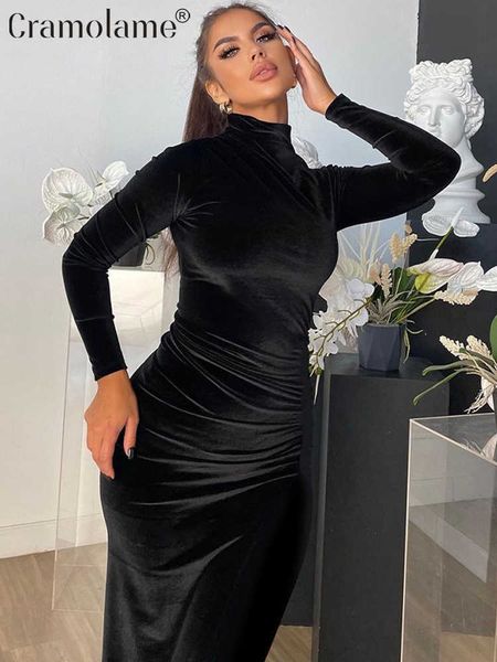 casual dresses long sleeve elegant black velvet bodycon maxi dress women ruched party evening long dresses 2022 autumn winter female clothes, Black;gray
casual dresses long sleeve elegant black velvet bodycon maxi dress women ruched party evening long dresses 2022 autumn winter female clothes, Black;gray
