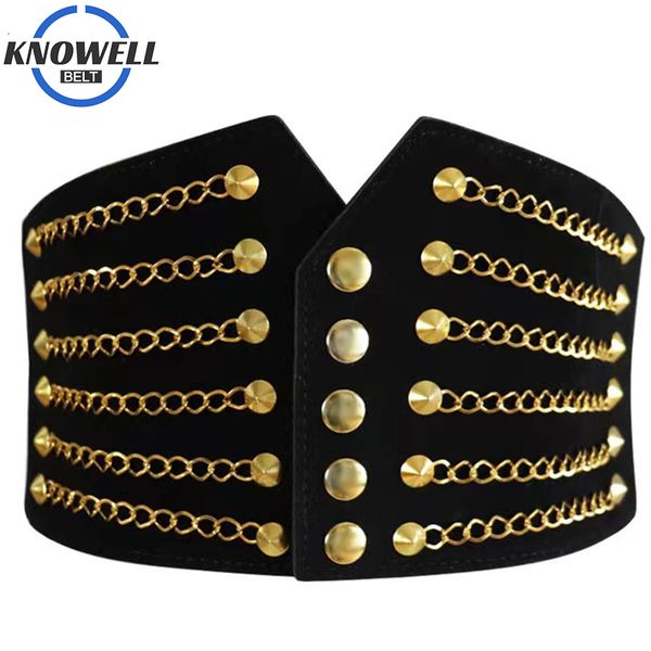 belts chain gothic corset elastic wide belt for dresses decorative gothic corset mujer black y2k belt female pu leather waistband 230306, Black;brown
belts chain gothic corset elastic wide belt for dresses decorative gothic corset mujer black y2k belt female pu leather waistband 230306, Black;brown