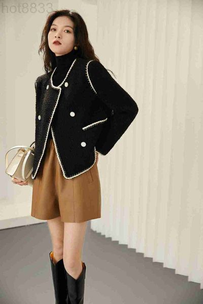 women's jackets designer brand new autumn winter western suit classic fashion tweed coat cardigan spring puj9, Black;brown
women's jackets designer brand new autumn winter western suit classic fashion tweed coat cardigan spring puj9, Black;brown