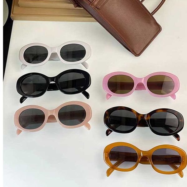 Triomphe Sunglasses 01High Quality 40194 Blonde Havana Acetate Frame oval frame with Logo Temple INS Net Red matching Glasses Small frame sexy woman
Triomphe Sunglasses 01High Quality 40194 Blonde Havana Acetate Frame oval frame with Logo Temple INS Net Red matching Glasses Small frame sexy woman