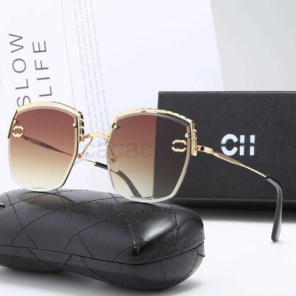 designer channel sunglasses counter packaging new luxury brand men womens temperament polarized beach fashion travel half frame sunglass, White;black
designer channel sunglasses counter packaging new luxury brand men womens temperament polarized beach fashion travel half frame sunglass, White;black