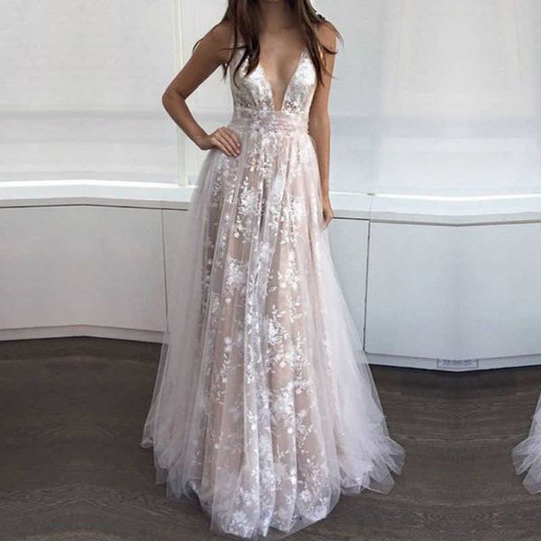 party dresses 2023 evening dress backless lace bridesmaid dress sleeveless long dress t230303, White;black
party dresses 2023 evening dress backless lace bridesmaid dress sleeveless long dress t230303, White;black
