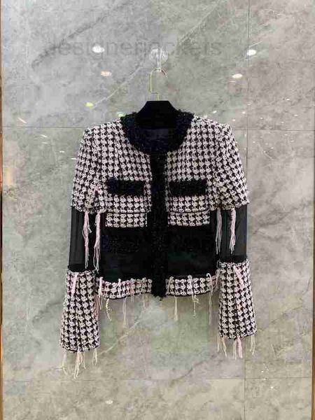 women's jackets designer 2023 brand jacket new autumn winter ootd fashion tassel tweed coat cardigan high-grade casual spring p62x, Black;brown
women's jackets designer 2023 brand jacket new autumn winter ootd fashion tassel tweed coat cardigan high-grade casual spring p62x, Black;brown