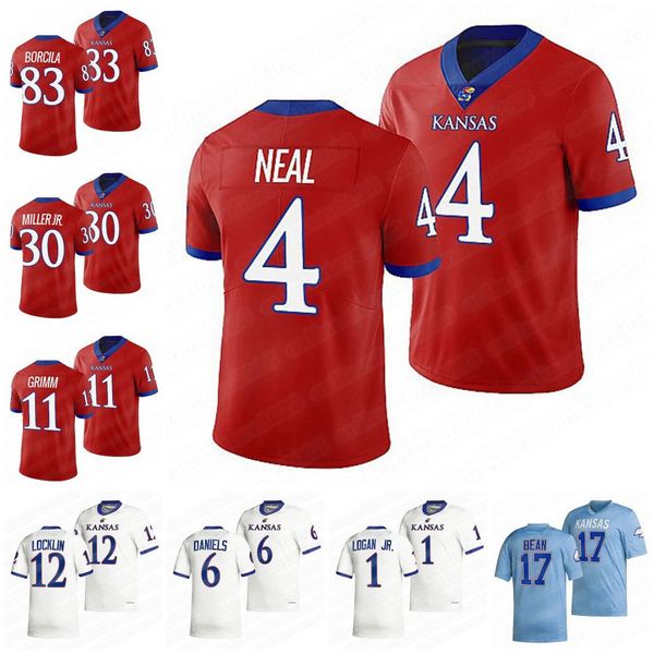 83 jacob borcila kansas jayhawks jersey 2023 college football kwamie lassiter ii kenny logan jr. rich miller jr. mike novitsky ethan vasko d, Black;red
83 jacob borcila kansas jayhawks jersey 2023 college football kwamie lassiter ii kenny logan jr. rich miller jr. mike novitsky ethan vasko d, Black;red