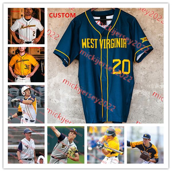 custom stitched west virginia mountaineers baseball jersey zach ottinger will watson ben abernathy tyler strechay trent hodgdon west virgini, Black
custom stitched west virginia mountaineers baseball jersey zach ottinger will watson ben abernathy tyler strechay trent hodgdon west virgini, Black