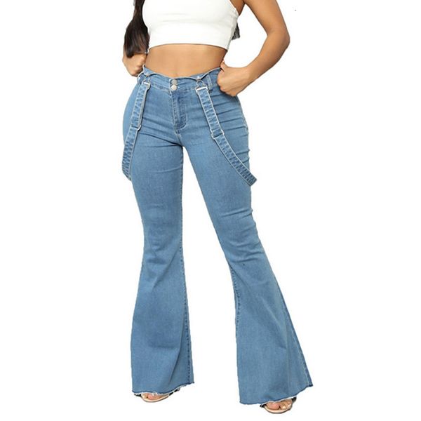 women's jean denim bib overalls autumn winter clothes adults slim fit solid color flared suspender pants 230306, Blue
women's jean denim bib overalls autumn winter clothes adults slim fit solid color flared suspender pants 230306, Blue