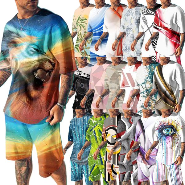 men's tracksuits summer casual sports suit 3d digital print hawaii vacation suit 230306, Gray
men's tracksuits summer casual sports suit 3d digital print hawaii vacation suit 230306, Gray