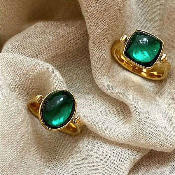 cluster rings antique personality design luxury ring jewelry women cool vintage gold metal green finger rings ladies gift l230306, Golden;silver
cluster rings antique personality design luxury ring jewelry women cool vintage gold metal green finger rings ladies gift l230306, Golden;silver