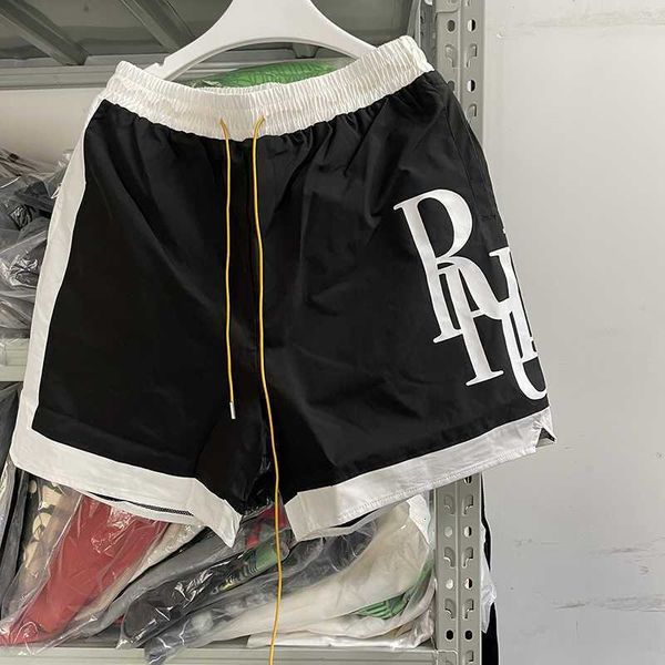 fashion high street splicing side men york limited rhude shorts breeches nco6 bxby, White;black
fashion high street splicing side men york limited rhude shorts breeches nco6 bxby, White;black