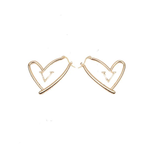 luxury women fashion earrings designer letter stud heart retro pendant engagement earring for lady jewelry accessories, Golden;silver
luxury women fashion earrings designer letter stud heart retro pendant engagement earring for lady jewelry accessories, Golden;silver