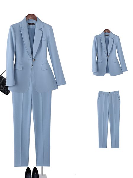 women's suits blazers office ladies pant suit formal women business work wear blazer and trouser blue yellow apricot slim solid 2 piece, White;black
women's suits blazers office ladies pant suit formal women business work wear blazer and trouser blue yellow apricot slim solid 2 piece, White;black