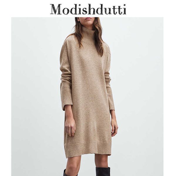 casual dresses modishdutti 2022 autumn winter women fashion long sleeve turtleneck knitted dresses female solid color casual simple dress z0, Black;gray
casual dresses modishdutti 2022 autumn winter women fashion long sleeve turtleneck knitted dresses female solid color casual simple dress z0, Black;gray