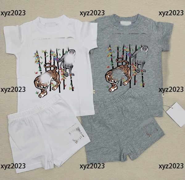 luxury kids clothes child sets baby 2pcs animal print t-shirt and monkey print shorts tracksuit size 73-110 cm, White
luxury kids clothes child sets baby 2pcs animal print t-shirt and monkey print shorts tracksuit size 73-110 cm, White