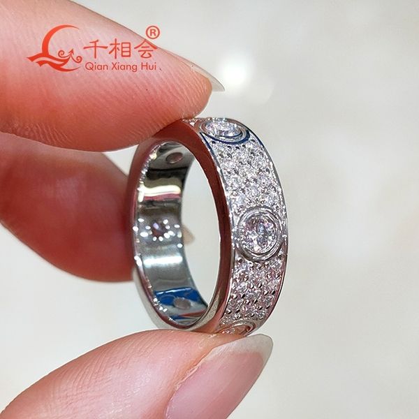 wedding rings 925 silver solid rings classic love three rows of luxury d vvs engagement ladies men 230306, Slivery;golden
wedding rings 925 silver solid rings classic love three rows of luxury d vvs engagement ladies men 230306, Slivery;golden
