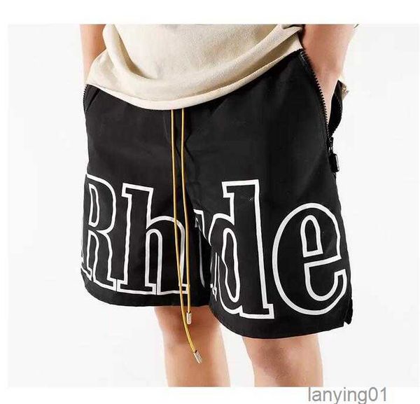 designer rhude men's shorts loose letter reflective capris hip hop casual mens sports pants fashion street brand clothing, White;black
designer rhude men's shorts loose letter reflective capris hip hop casual mens sports pants fashion street brand clothing, White;black