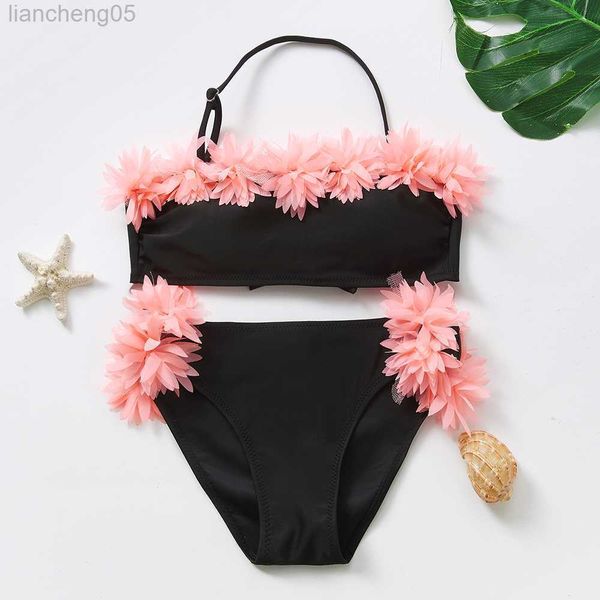 one-pieces 7~14y teenager girl bikini set two pieces girls swimsuit flower children swimwear kid girls swimming come beach wear w0310, Black
one-pieces 7~14y teenager girl bikini set two pieces girls swimsuit flower children swimwear kid girls swimming come beach wear w0310, Black