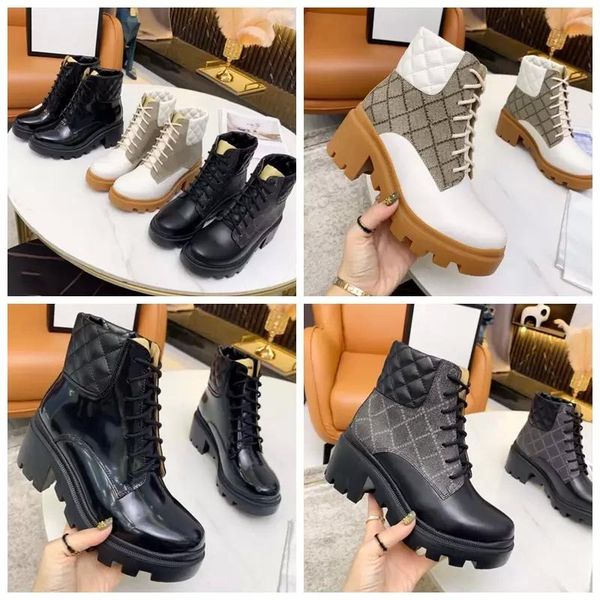 designer luxury boots women boots round toe thick sole booties matching color leather platform boot cheshire martin ankle shoes, Black
designer luxury boots women boots round toe thick sole booties matching color leather platform boot cheshire martin ankle shoes, Black