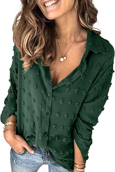 womens blouse silk summer women pompom button down shirt casual blouse size s-2xl4yk0, White
womens blouse silk summer women pompom button down shirt casual blouse size s-2xl4yk0, White