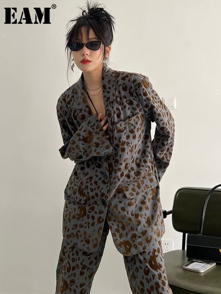women's two piece pants eam wide leg leopard print big size suit lapel long sleeve women fashion spring autumn 2023 1d 166 230303, White
women's two piece pants eam wide leg leopard print big size suit lapel long sleeve women fashion spring autumn 2023 1d 166 230303, White