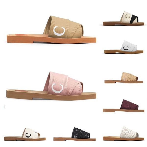 luxury womens slippers woody sandals mules flat slides 35-42 light tan beige white black pink blue lace lettering fabric canvas women summer
luxury womens slippers woody sandals mules flat slides 35-42 light tan beige white black pink blue lace lettering fabric canvas women summer