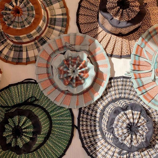 wide brim hats bucket factory direct sales lorna style child aldult foldable straw handmade girls baby summer beach caps arrival 230306, Blue;gray
wide brim hats bucket factory direct sales lorna style child aldult foldable straw handmade girls baby summer beach caps arrival 230306, Blue;gray