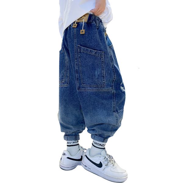 jeans kid clothes for boys spring casual pants fashion ripped jeans streetwear teens outfits elastic waist denim trousers 4-14 yrs 230306, Blue
jeans kid clothes for boys spring casual pants fashion ripped jeans streetwear teens outfits elastic waist denim trousers 4-14 yrs 230306, Blue