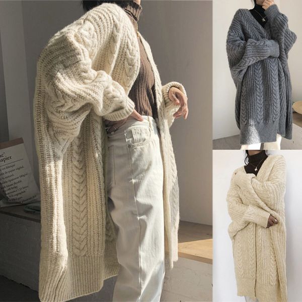 women's knits tee casual loose cardigans sweater long sleeve knitted coats female streetwear knitwear outerwear coat 230306, White
women's knits tee casual loose cardigans sweater long sleeve knitted coats female streetwear knitwear outerwear coat 230306, White