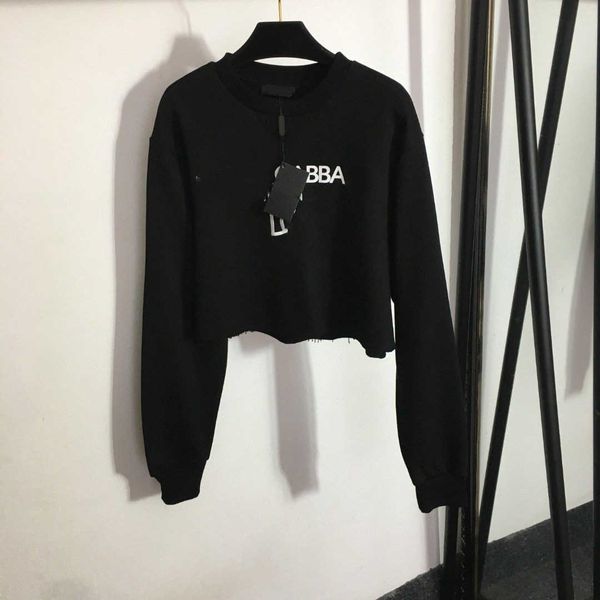 23ss brand designer women pullover round neck hoodie embroidered letter logo self-cultivation fashion womens clothing, Black
23ss brand designer women pullover round neck hoodie embroidered letter logo self-cultivation fashion womens clothing, Black