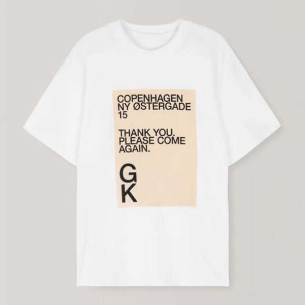 ganni fashion letter printing short-sleeved t-shirt women casual round neck loose and thin pure cotton tees, White
ganni fashion letter printing short-sleeved t-shirt women casual round neck loose and thin pure cotton tees, White