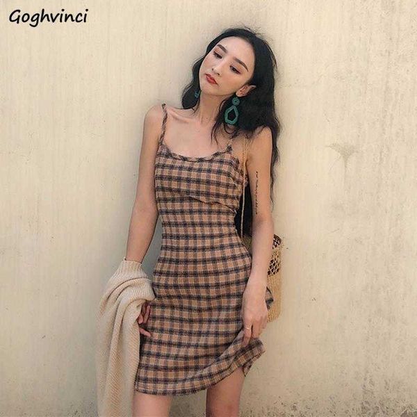 casual dresses dress women skinny above knee spaghetti strap summer female brown plaid vintage leisure street simple sundress popular z0306, Black;gray
casual dresses dress women skinny above knee spaghetti strap summer female brown plaid vintage leisure street simple sundress popular z0306, Black;gray