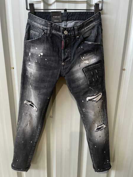 men's jeans 2023 spring fashion hole patch scraped d2 jeans men's slimming waist wash micro elastic trousers 230306, Blue
men's jeans 2023 spring fashion hole patch scraped d2 jeans men's slimming waist wash micro elastic trousers 230306, Blue