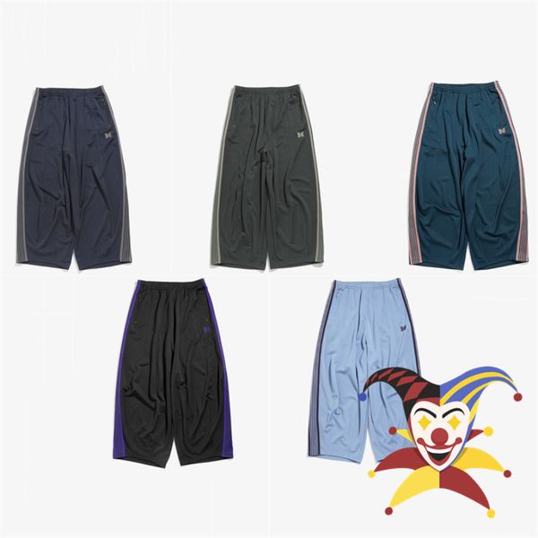 men's pants wide needles sweatpants men women needles awge wide leg trousers embroidery butterfly track pants 230306, Black
men's pants wide needles sweatpants men women needles awge wide leg trousers embroidery butterfly track pants 230306, Black
