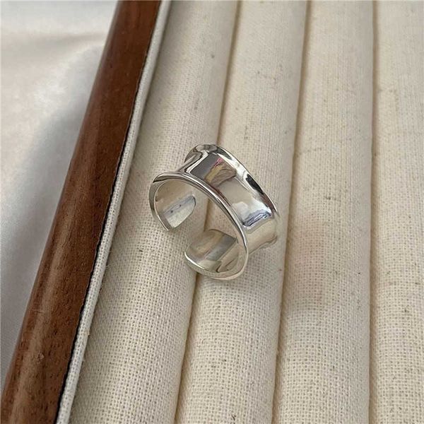 cluster rings new simple thick big wide geometric round opening adjustable size silver 925 stainless finger rings for women men gift jewelry, Golden;silver
cluster rings new simple thick big wide geometric round opening adjustable size silver 925 stainless finger rings for women men gift jewelry, Golden;silver
