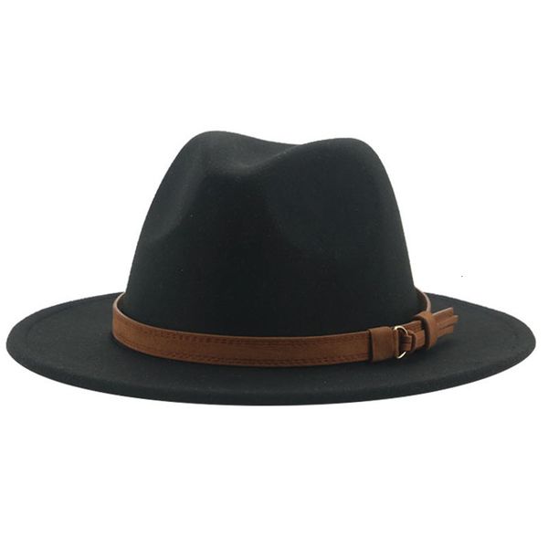 cloches fedora hats for women men wide brim solid band belt classic formal dress khaki black winter sombreros de mujer 230306, Blue;gray
cloches fedora hats for women men wide brim solid band belt classic formal dress khaki black winter sombreros de mujer 230306, Blue;gray