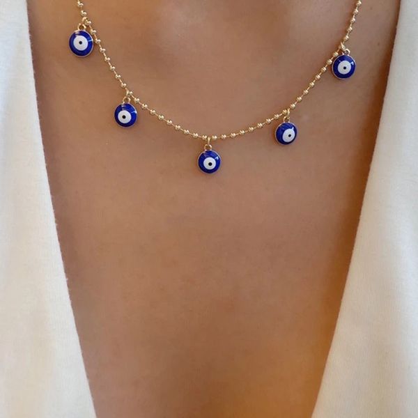 Eye Pendant Fashion Round Necklace Blue Eye Street Shoot Necklace Accessories Wholesale
Eye Pendant Fashion Round Necklace Blue Eye Street Shoot Necklace Accessories Wholesale