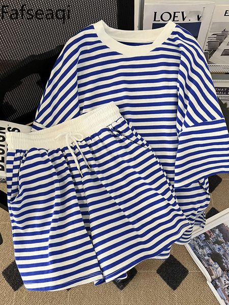 women s two piece pants 2023 summer stripe tracksuit with shorts set casual cotton two piece suit t shirt and for women loose o neck outfits, White
women s two piece pants 2023 summer stripe tracksuit with shorts set casual cotton two piece suit t shirt and for women loose o neck outfits, White