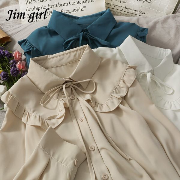 women's blouses shirts vintage sweet white shirt women korean lace up peter pan collar blouses spring autumn elegant office work long s
women's blouses shirts vintage sweet white shirt women korean lace up peter pan collar blouses spring autumn elegant office work long s