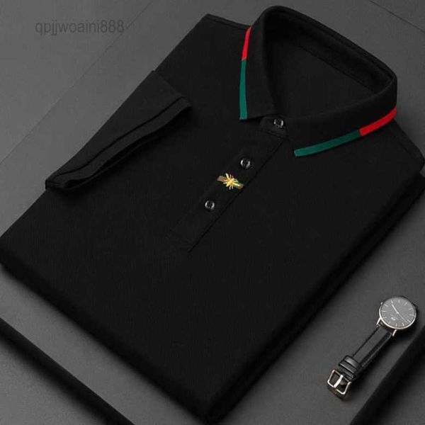 high-end brand paul short-sleeved t-shirt men bee polo shirt 100% cotton lapel business korean summer embroidery men's clothing, White;black
high-end brand paul short-sleeved t-shirt men bee polo shirt 100% cotton lapel business korean summer embroidery men's clothing, White;black