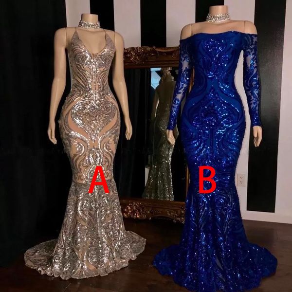 evening dresses royal blue prom party gown new formal custom plus size sweep train mermaid trumpet applique sequined bateau long sleeve, Black
evening dresses royal blue prom party gown new formal custom plus size sweep train mermaid trumpet applique sequined bateau long sleeve, Black