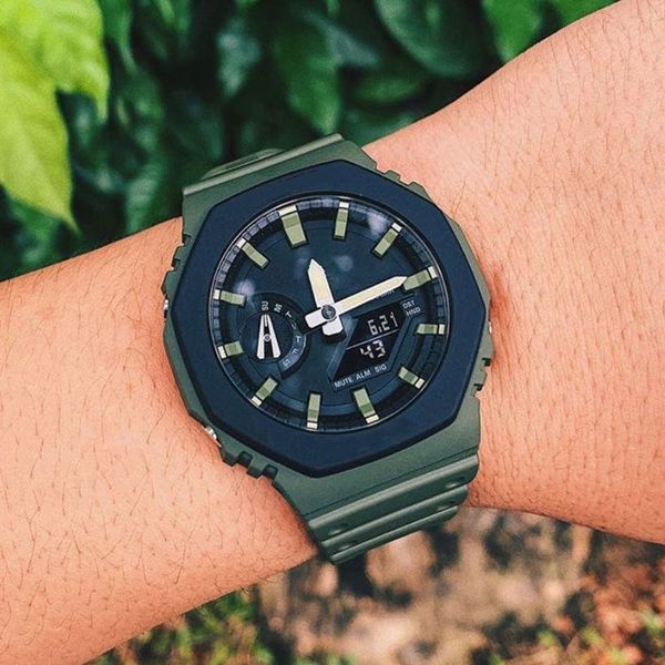 original shock watch digital sport quartz 2100 watch full function led auto hand lift light oak ga series, Slivery;golden
original shock watch digital sport quartz 2100 watch full function led auto hand lift light oak ga series, Slivery;golden