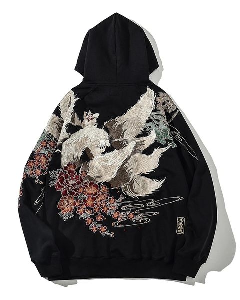 men's hoodies sweatshirts man hoodies zip-up harajuku oversized solid pocket hooded sweatshirts autumn long sleeve loose chinese jacket, Black
men's hoodies sweatshirts man hoodies zip-up harajuku oversized solid pocket hooded sweatshirts autumn long sleeve loose chinese jacket, Black