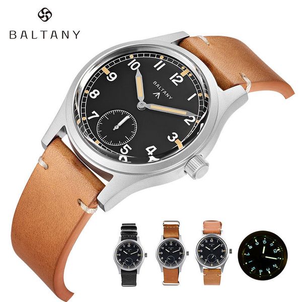 wristwatches baltany men s watch small seconds vintage field quartz 36mm sapphire 100m retro army repilca d12 dirty dozen clock 230306, Slivery;brown
wristwatches baltany men s watch small seconds vintage field quartz 36mm sapphire 100m retro army repilca d12 dirty dozen clock 230306, Slivery;brown